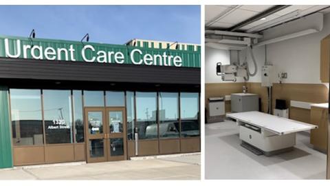 Regina Urgent Care Centre inside and outside