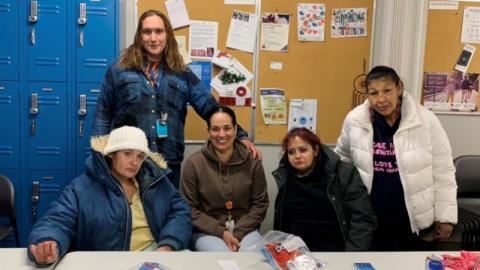 Members of UCHC smile at one of their most recent monthly gatherings