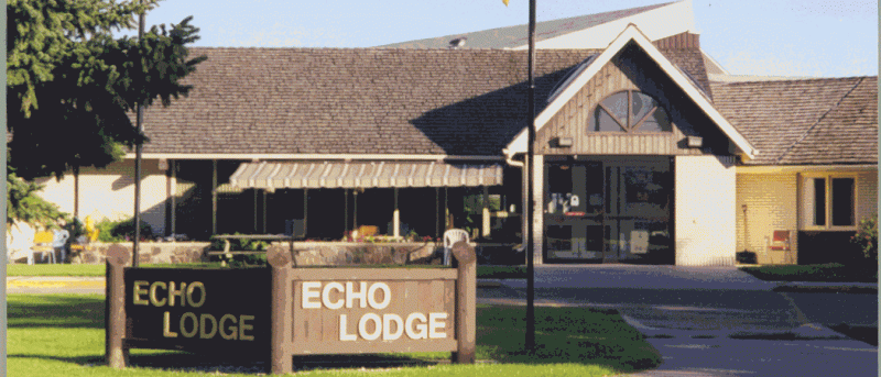 Exterior of Echo Lodge Special Care Home
