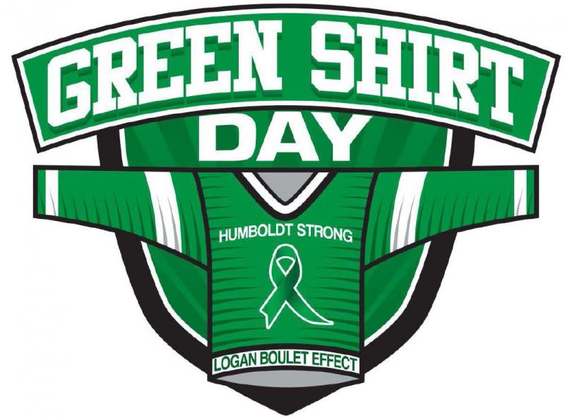 Green shirt day logo