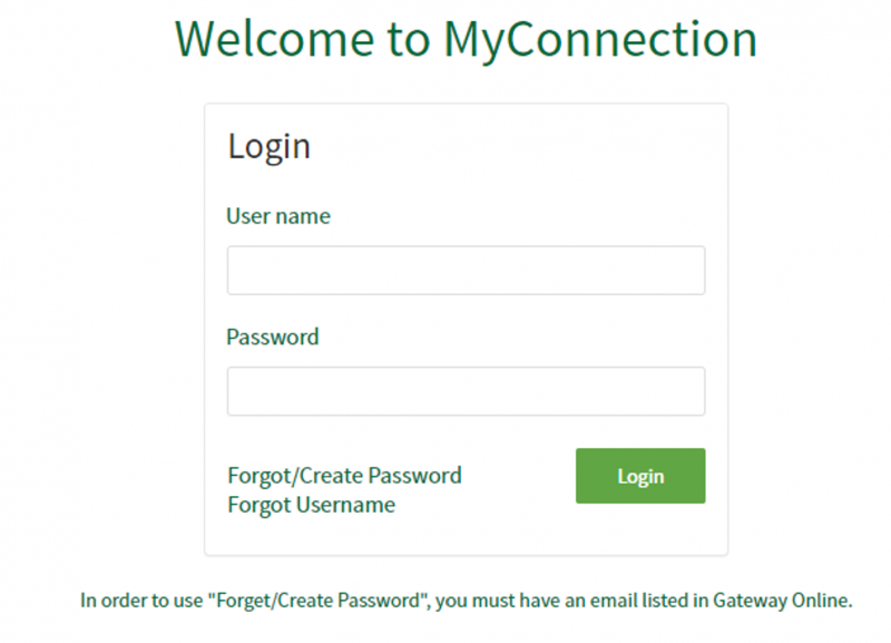 MyConnection Login