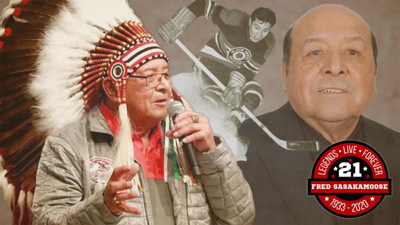 Fred Sasakamoose was a former NHL player and a prominent member of the First Nations community. His death was a loss for the entire country. Photo courtesy the Sasakamoose family.