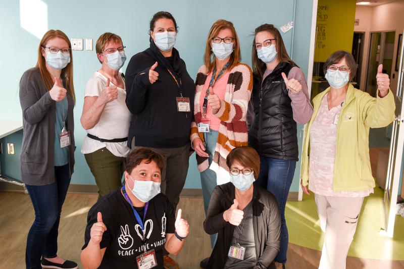 The amazing nurses and staff at the Al Ritchie Heritage Community Health Centre that was home to the first low-sensory, low-stimulus clinic.