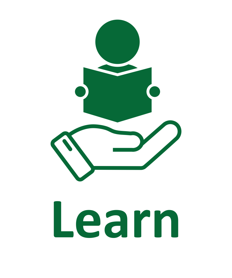 The Learn section offers direct access to an array of resources that foster a growth mindset, build knowledge and enhance learning related to wellbeing and resilience.  The menu of resources below outlines information included.   