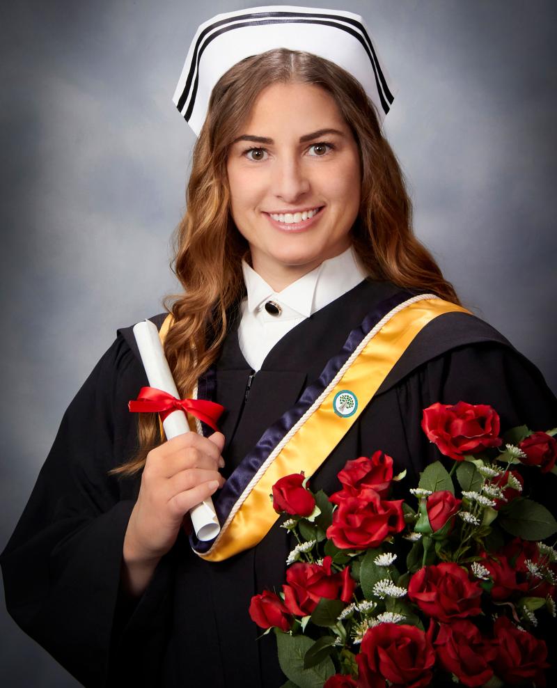 Grad Nurse Courtney Sastaunik