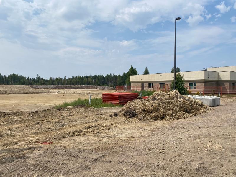 La Ronge site where the long-term care facility will be built 