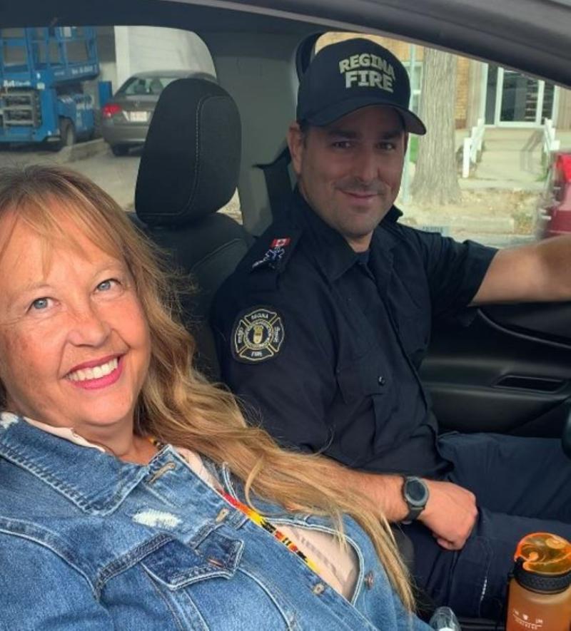 Overdose Outreach Team members sitting in a vehicle