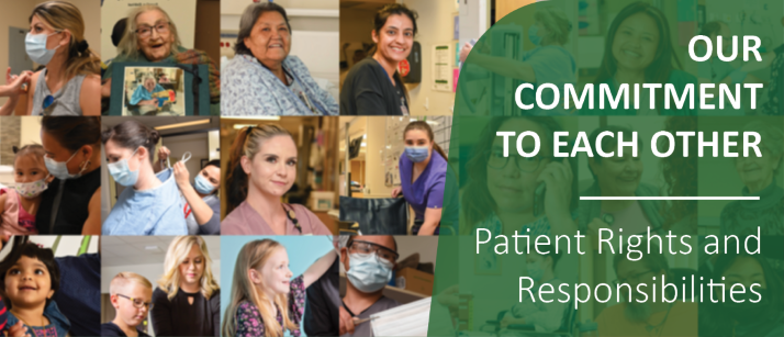 Banner for Our Commitment to Each: Patient Rights and Responsibilities