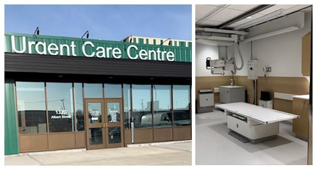 Regina Urgent Care Centre inside and outside