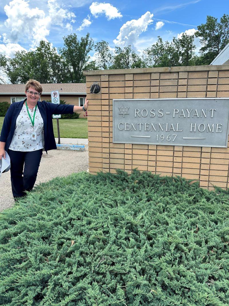 Joanne Petersen, interim health services manager and point-of-care nurse at Ross Payant Nursing Home in Assiniboia.