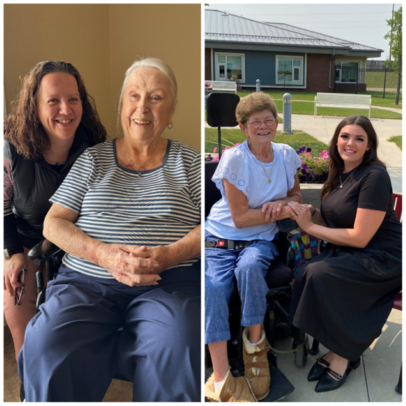 Lloydminster Short-Term Assessment and Treatment STAT team member Janise (far left) is pictured with client Brenda, who is grateful for the mental and emotional support she receives through the program and says STAT team members are like family